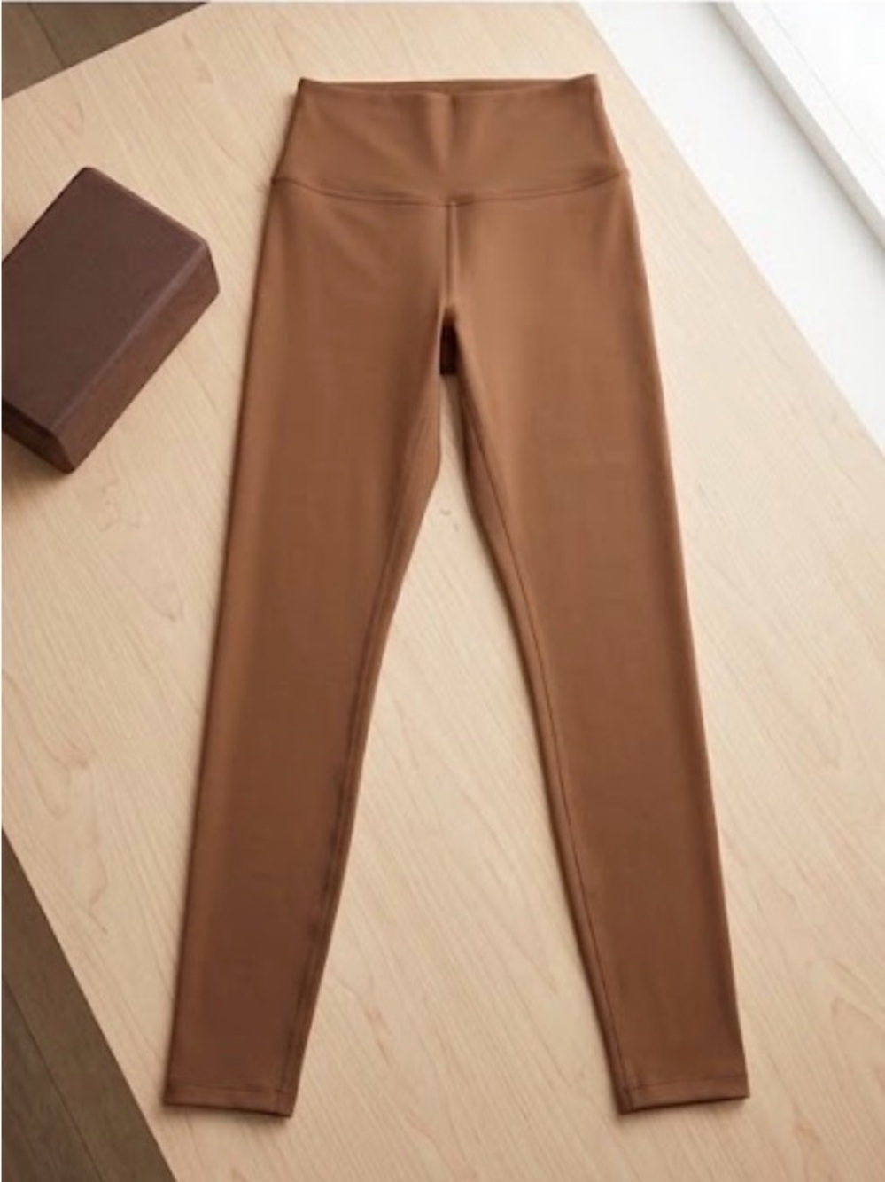 Victoria's Secret High-Waist Leggings — Camel Brown